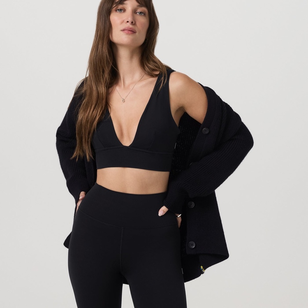 SOLD Vuori Alps Boyfriend Cardigan Black Sz. XS - Picture 5 of 5